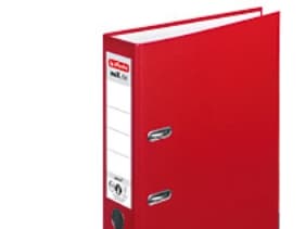 Herlitz 5480306, A4, Polypropylen (PP), Rød, Hvit, 8 cm, 1 stykker