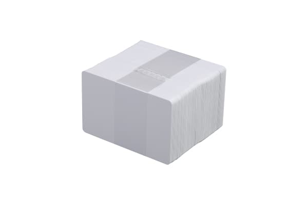 Evolis Classic Blank Cards - 30 mil - vit - 100 kort kort (paket om 5) - för Evolis Dualys3, Pebble 4, Pebble4, Primacy 2, Quantum, Quantum 2, Securi