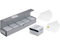 Evolis Classic Blank Cards - 30 mil - vit - 100 kort kort (paket om 5) - för Evolis Dualys3, Pebble 4, Pebble4, Primacy 2, Quantum, Quantum 2, Securi