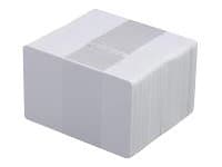 Evolis Classic Blank Cards - 30 mil - vit - 100 kort kort (paket om 5) - för Evolis Dualys3, Pebble 4, Pebble4, Primacy 2, Quantum, Quantum 2, Securi