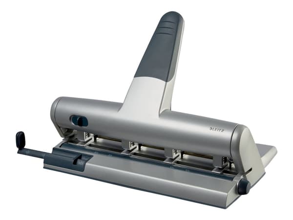 Hulapparat Leitz 5114 WOW 4-6 huls sort/sølv