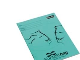Kontaktbog Bantex A6 med 32 sider