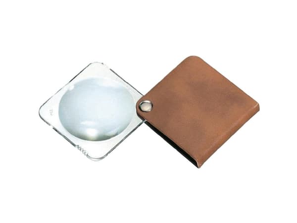 Eschenbach 1752860 Nahka-taittokuppi Suurennuskerroin: 3.5 x Linssin koko: (Ø) 60 mm Ruskea