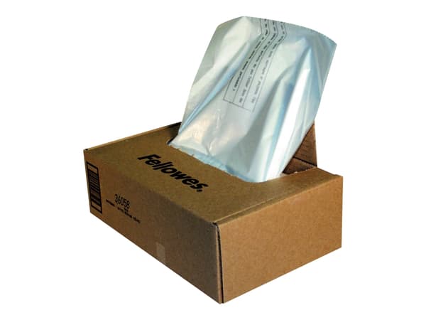 Fellowes Powershred - Avfallspose (en pakke 50) - for Fellowes 485Ci; Powershred 425Ci, 425i, 485Ci, 485i