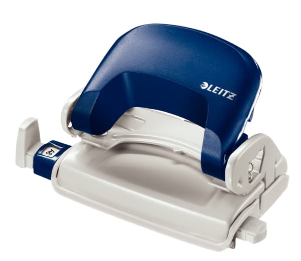 Leitz - Hullstanser - 10 ark / 1 mm - plast, metall - blå