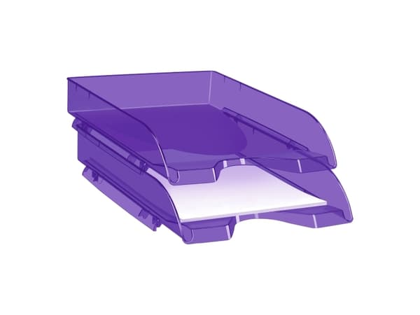 Brevbakke Cep Happy A4 transparent lilla (stk.)