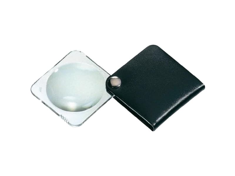Eschenbach 1752550 Läder-foldelup Förstoringsfaktor: 3,5 x Linsstorlek: (Ø) 50 mm Svart