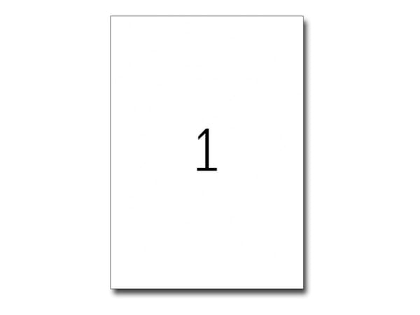 HERMA Premium - Papper - matt - permanent självhäftande - vit - A4 (210 x 297 mm) 10 etikett (er) laminerade etiketter