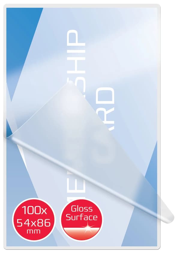 Lamineringsficka GBC 54x86 mm 125 micron Gloss - (100 st.)