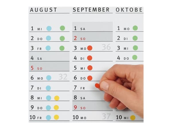 HERMA - Papir - permanent klæbemiddel - vit - 13 mm rund 2464 etikette(r) (32 ark x 77) etiketter till flere formål