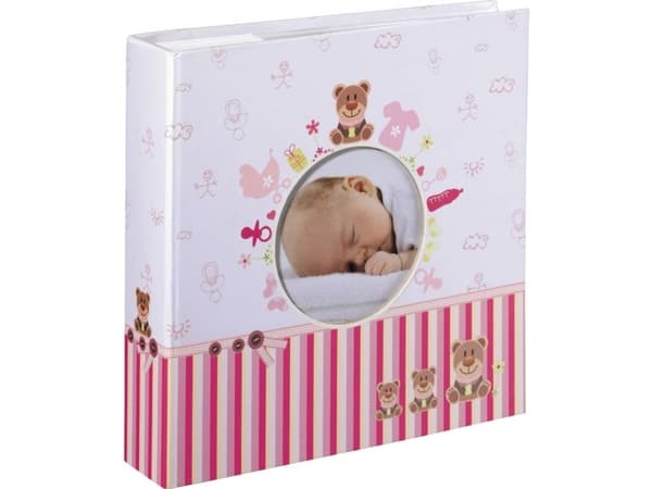 Hama Moni, rosa, hvit, 200 ark, 10 x 15, 225 mm, 225 mm