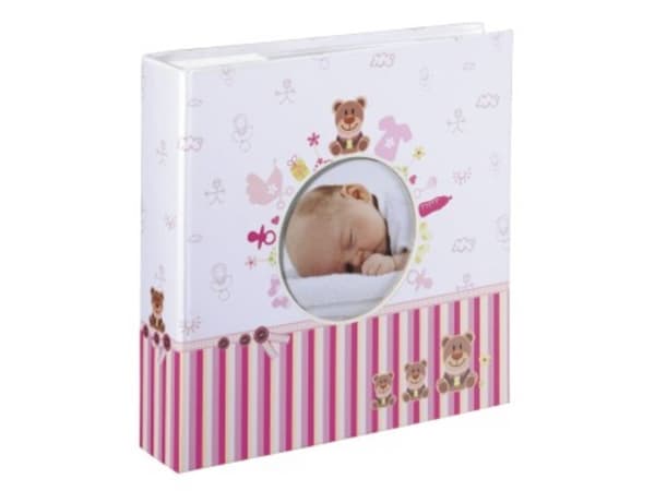 Hama Moni, rosa, hvit, 200 ark, 10 x 15, 225 mm, 225 mm