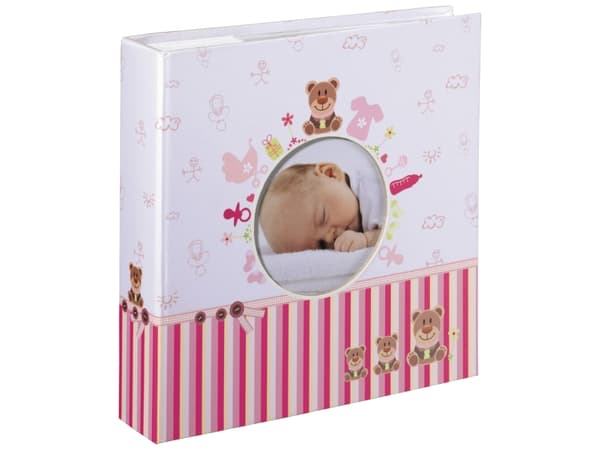 Hama Moni, rosa, hvit, 200 ark, 10 x 15, 225 mm, 225 mm