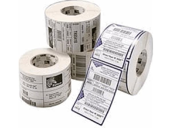 Zebra Z-Select 2000T - Matt - permanent akrylhäftning - bestruket - 6,3 mil - vit - 82.6 x 139.7 mm 6240 etikett (er) (6 rulle/rullar x 1040) papper