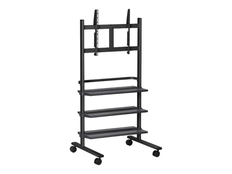 Vogel's PB 150 - Vagn - för platt panel - svart - skärmstorlek: 36"-50" - monteringsgränssnitt: från 200 x 100 mm
