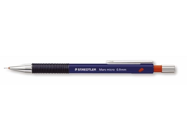 Pencil Marsmicro blå 0,9mm (10 stk.)