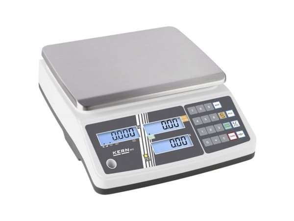 Kern Latauspaino Punnitusalue 15 kg Lukemistarkkuus 2 g voimansiirron kautta, akkukäyttöinen