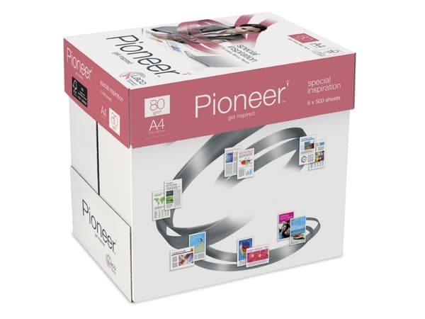 Kopipapir Pioneer A4 hvid 80g - (500 ark)