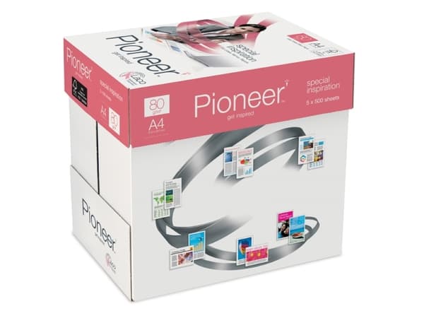 Kopipapir Pioneer A4 hvid 80g - (500 ark)