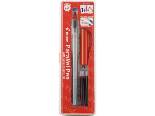 Pilot Parallel - Reservoarpenna - svart - 0.1 mm - fin