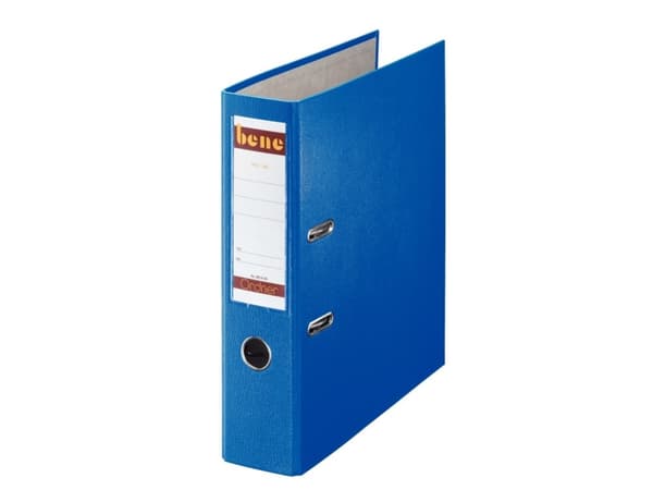 Bene 291400BL, A4, Spånskiva, Kartong, papper, Plast, Blå, 600 ark, 80 g/m ^, 8 cm
