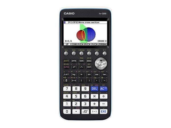 Casio FX-CG50, Tasku, Graafinen laskin, 15 lukua, Flash, Akku, Musta