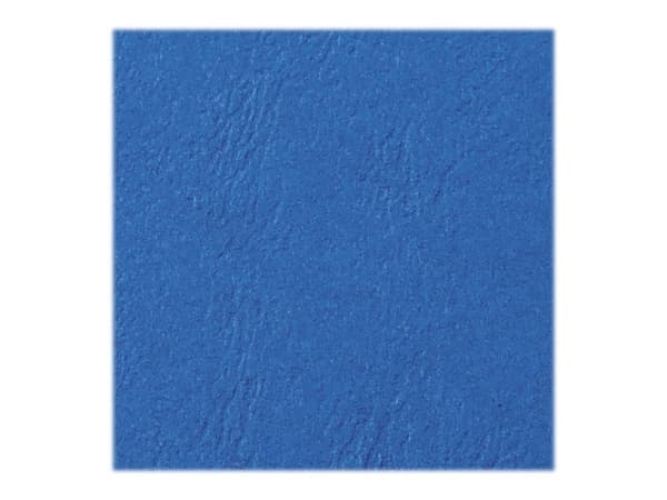 GBC LeatherGrain - A4 (210 x 297 mm) - blå - 250 g/m² - 100 stk permomslag