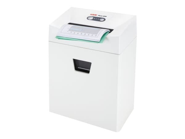 HSM Pure 320 - Dokumentförstörare - delskärning - 3.9 x 30 mm - P-4, T-4, E-3, F-1