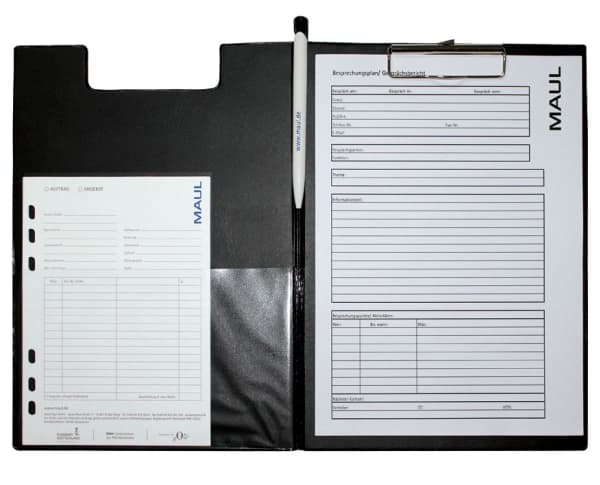 MAUL 2339290, Svart, A4, 1 fickor, 23 mm, 32 mm, 13 mm