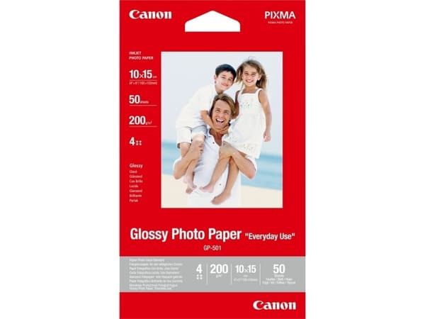 Canon GP-501 - Blank - vit - 100 x 150 mm 50 ark fotopapper - för PIXMA TS7450i