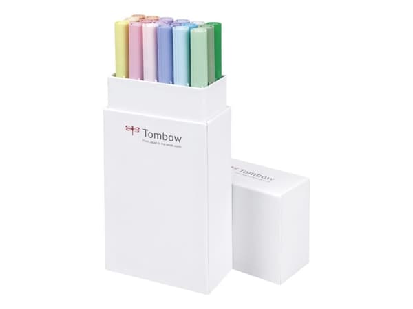 Marker Tombow ABT Dual Brush 18P-5 pastellfärger (18 st.)