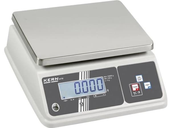 Kern WTB 6K-3N Bordvægt Vejeområde 6 kg Aflæsningsnøjagtighed 1 g via strømdrift, Batteridrevet