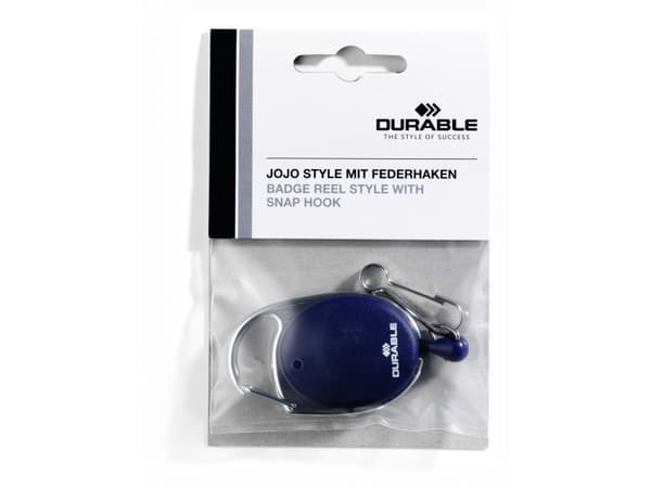 DURABLE JOJO STYLE - Märkesrulle - mörkblå - för P/N: 8106-19, 8120-19, 8126-57, 8601-19, 8603-19, 8604-19, 8606-19, 8608-19, 8612-19