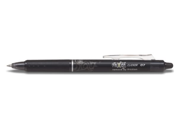 Rollerpen Pilot FriXion Clicker RT, 0,7 mm, sort