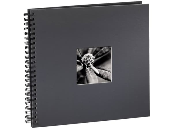 Hama Fine Art, Grå, 300 ark, 10 x 15, Spiralbinding, Sort, 50 ark