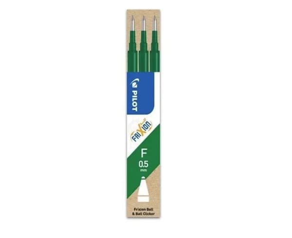 Pilot FriXion - Påfyll - grønn - 0.5 mm (en pakke 3)