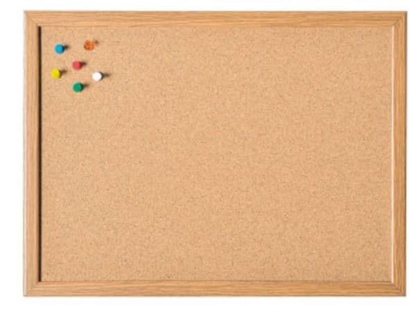 Magnetoplan 121923, Fast korktavle, Brun, Kork, 800 x 600 mm, 1 stykker