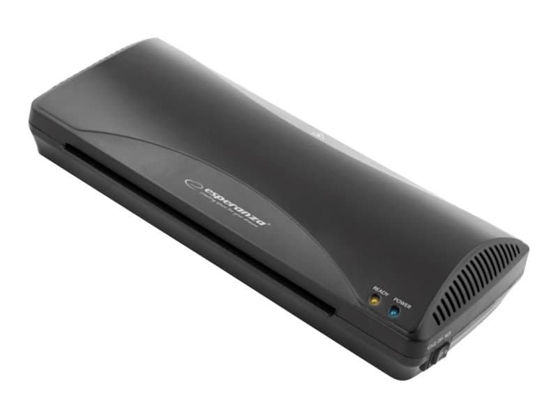 ESPERANZA EFL001 - 5901299932025 ESPERANZA EFL001 INFINITY - LAMINATOR A4 - BLACK (Included: 5 x A4 foils)