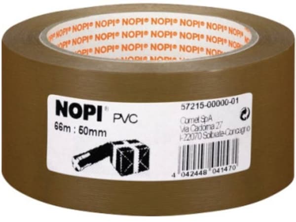 tesa Packband 57215-00000 Pakkebånd Nopi® Brun (L x B x H) 66 m x 50 mm x 50 mm 1 Rollen