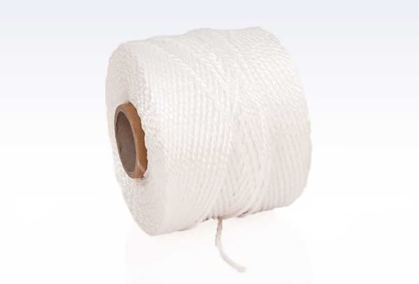 Ballepressegarn hvid 3-slået m/rør krydsspole 4mm 270m/rl - (6 ruller)