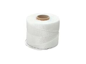 Ballepressegarn hvid 3-slået m/rør krydsspole 4mm 270m/rl - (6 ruller)