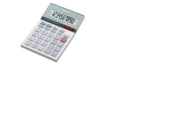 Sharp Elsi Mate EL-M711GGY - Skrivbordskalkylator - 10 siffror - solcellspanel, batteri - svart, vit