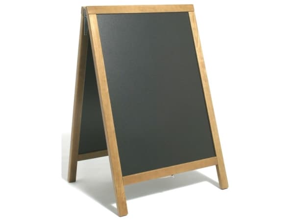 Gadeskilt Securit® Deluxe 55x85 cm teak farvet