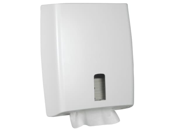 Dispenser Håndklædeark Pristine Medium D13.2xB30.5xH38.9cm Plast Hvid,stk