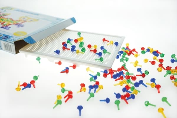 Lena Mosaic Set transparent 15 mm 80 pcs, 3 År, Pojke/flicka, Förskola, Multifärg, 80 styck, Europa