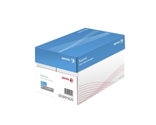 Xerox® papir til print og kopiering A4 80gram med huller, 1 pakke = 1x500ark 1 kasse = 5x500ark