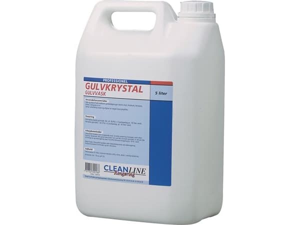 Rengöring Crystal/floorwash Cleanline 5l, motsvarande flytande brun tvål, skötsel av alla tvättbara golvbeläggningar