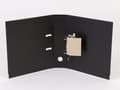 Miniatyrbilde 3 av 5: Brevordner Q-Line sort A4 metalskinne 75mm ryg - (10 stk.)
