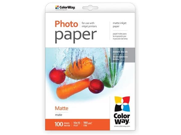 ColorWay fotopapir for A6-skriver (PM1901004R)