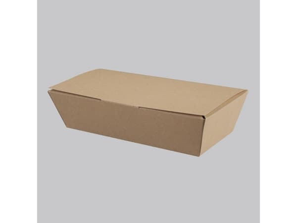 Æske 1550 ml 250/220x125/95x60 mm Kraft Brun, 150 stk/eske